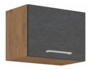 Horní kuchyňská skříňka 50 GU-36 1F Velaga (šedá matná + dub lancelot)