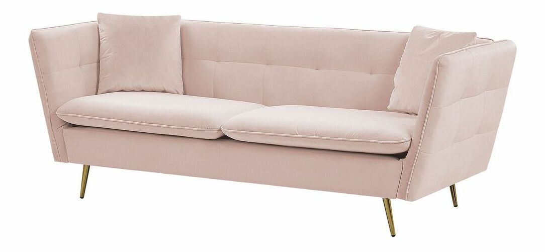 Pohovka třísedačka FERICA (růžová)