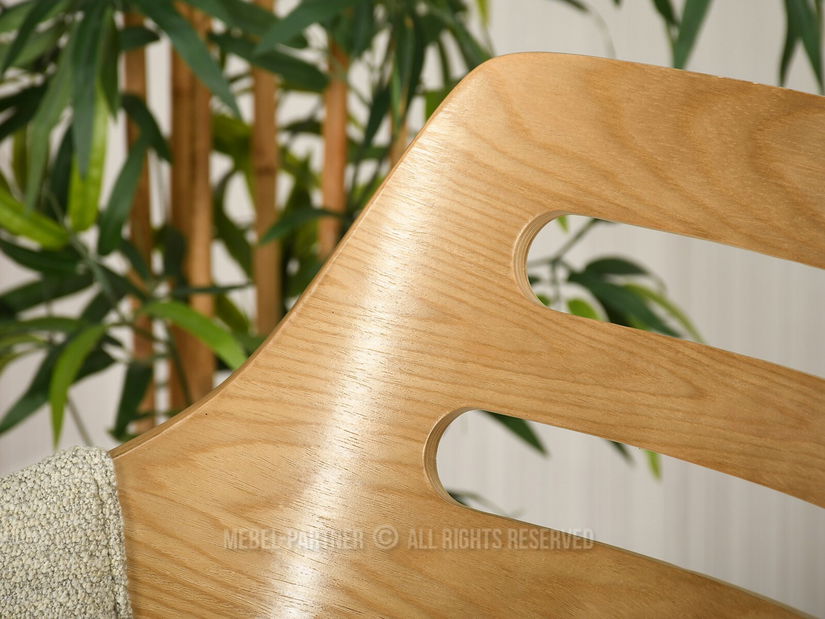 Židle Theo K (béžová + dub)