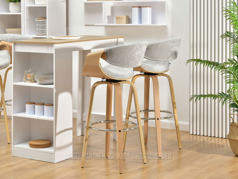 Židle Bjorn H (jasan + chromová)