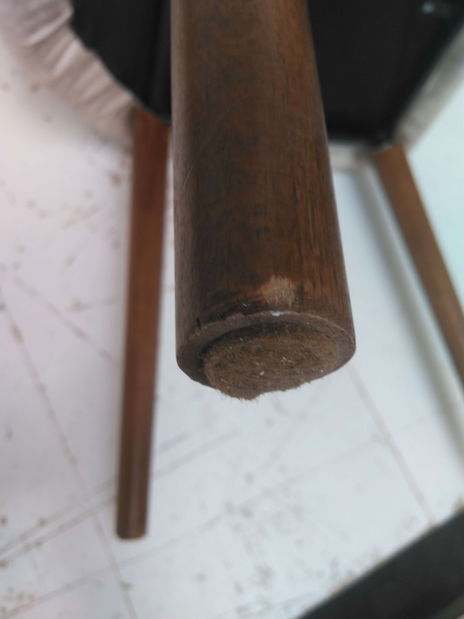 Set 2 židlí Alf (Krémová + Ořech) *bazár *bazar