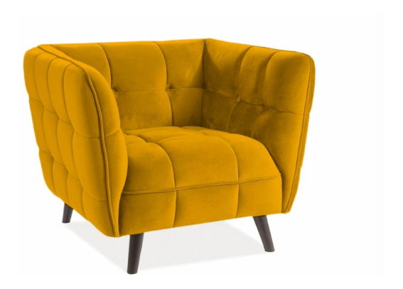 Křeslo Carmine (žlutá)