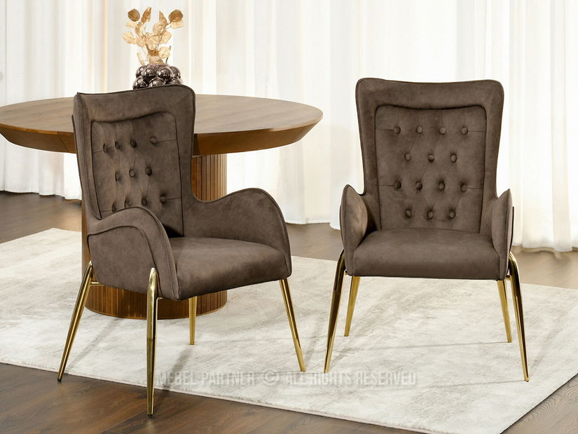 Jídelní židle Multe (zlatá)