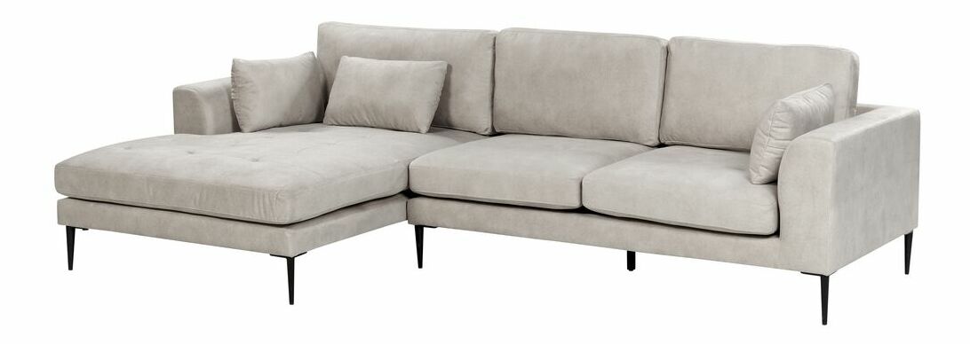 Rohová sedací souprava Fraser (šedá) (P)