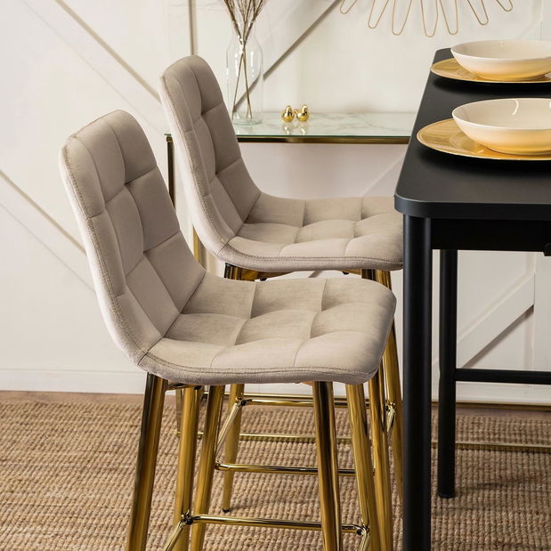 Jídelní židle Abisales (krémová)