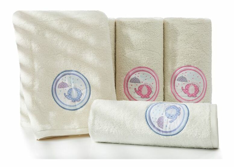 Ručník 50x90 cm Bambino 55 (6 ks) (krémová)