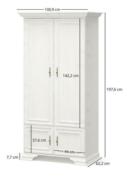 Šatní skříň Incantatos 1 (borovice andersen)