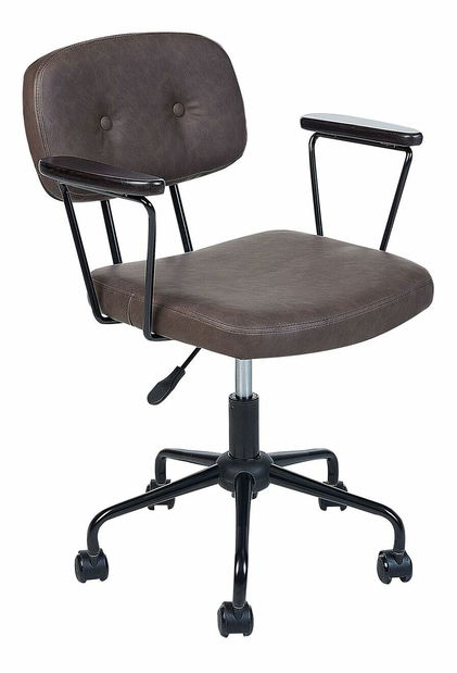 Kancelářská židle Asta (tmavě hnědá)