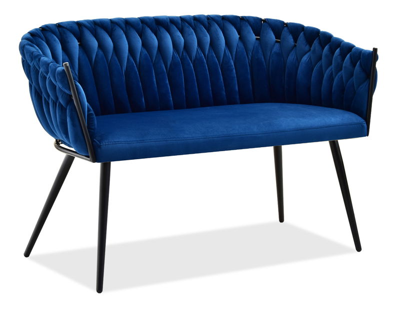 Pohovka dvousedačka Radio (černá)