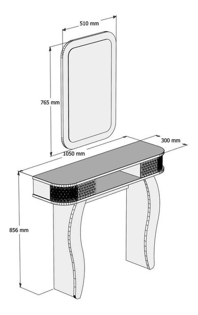 Konzolový stolek Posudo (dub)
