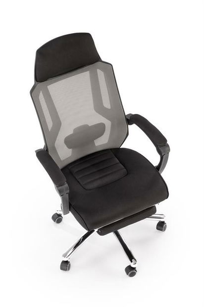 Kancelářské křeslo Fareet (tmavě šedá + černá)