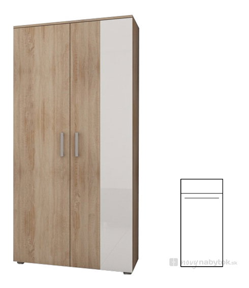 Šatní skříň Sybil STE-05 8