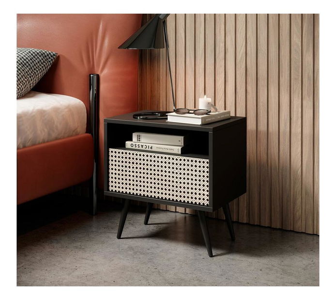 Noční stolek Biel B3 (černá)