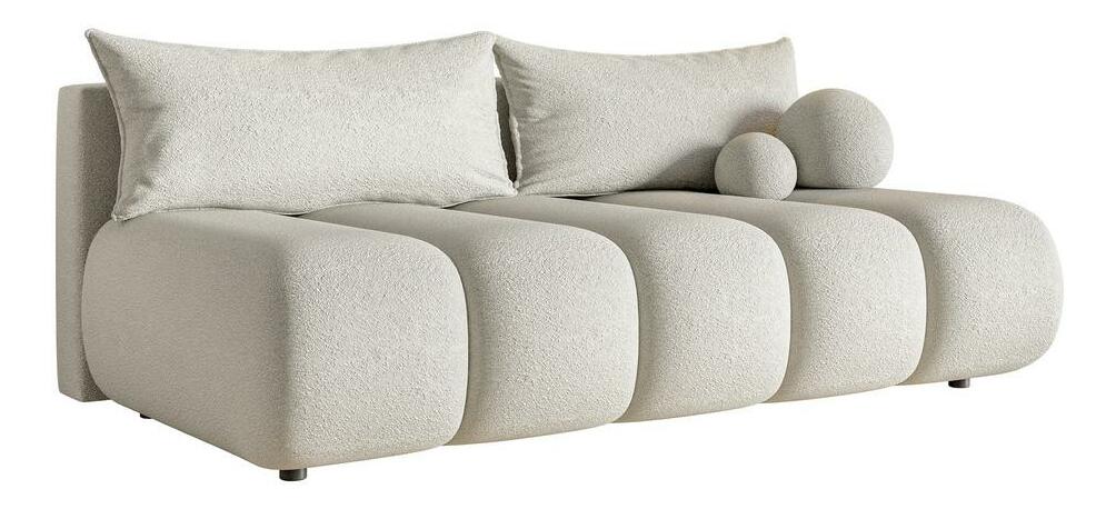 Pohovka trojsedačka Didier mini (béžová světla + černá)