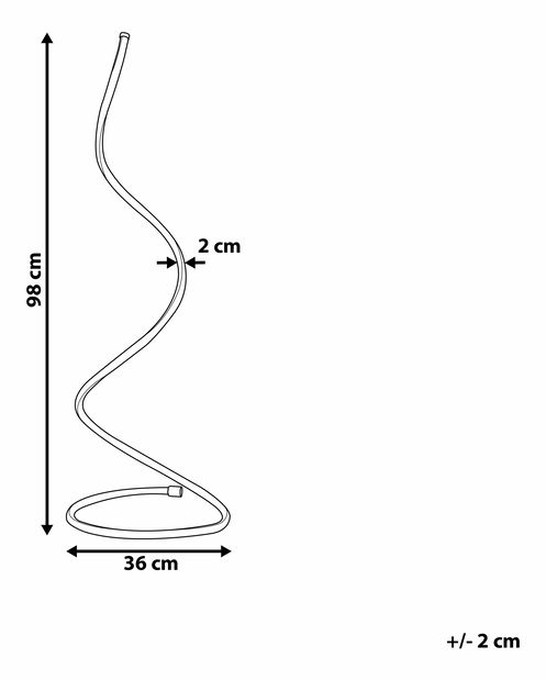 Stojanové svítidlo Cadiz (zlatá)