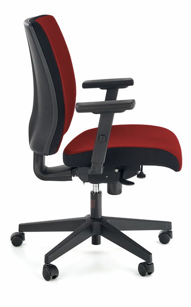 Kancelářská židle Panpo (červená + černá)
