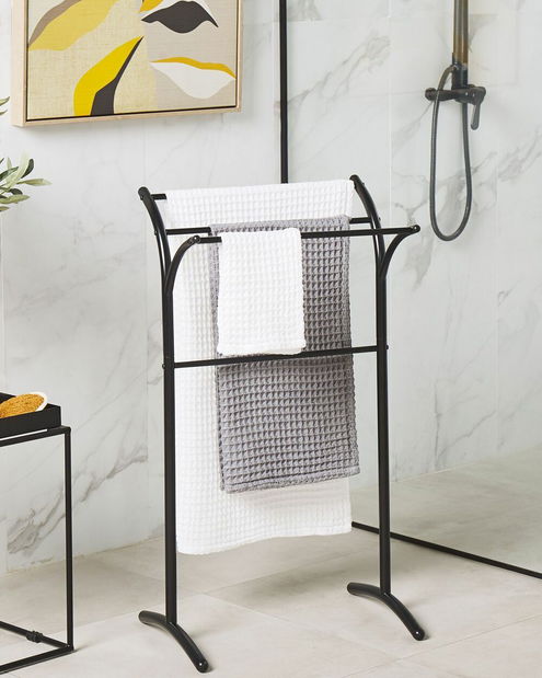 Stojan na ručníky Yolando (černá)