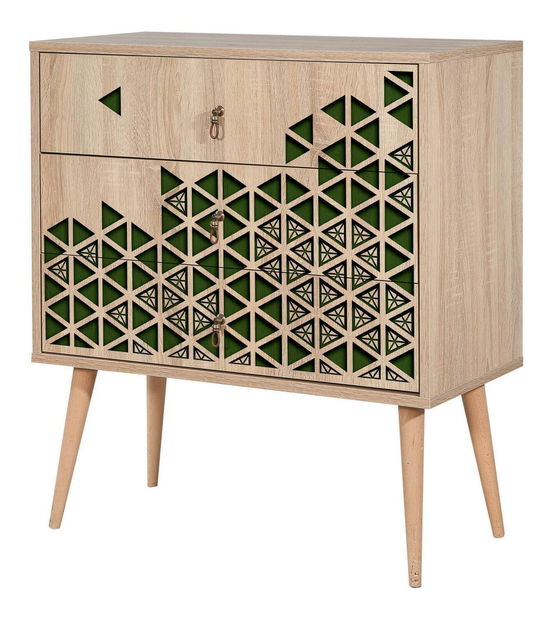 Komoda Troy 121 (dub sonoma)