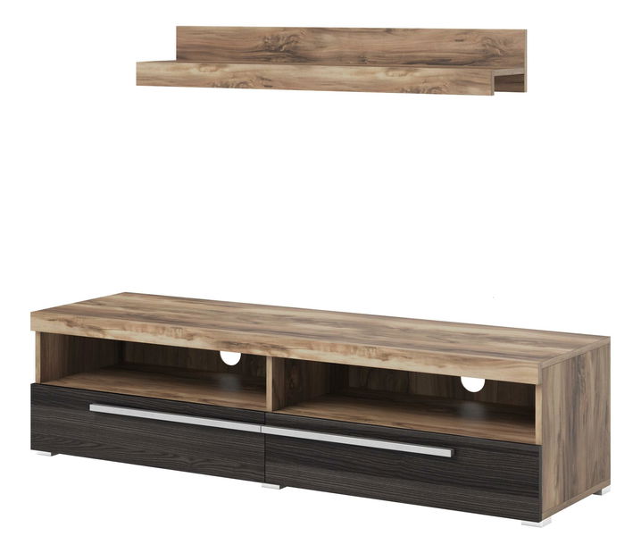 TV stolek/skříňka Rogalo 41 (ořech saténový)