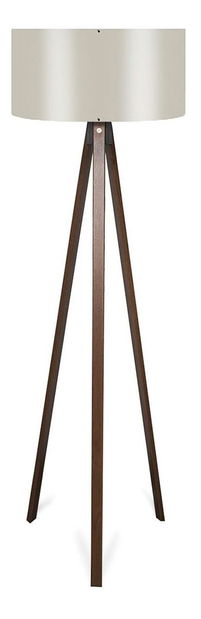 Stojanová lampa Amorekko 3 (tmavokrémová + hnědá)