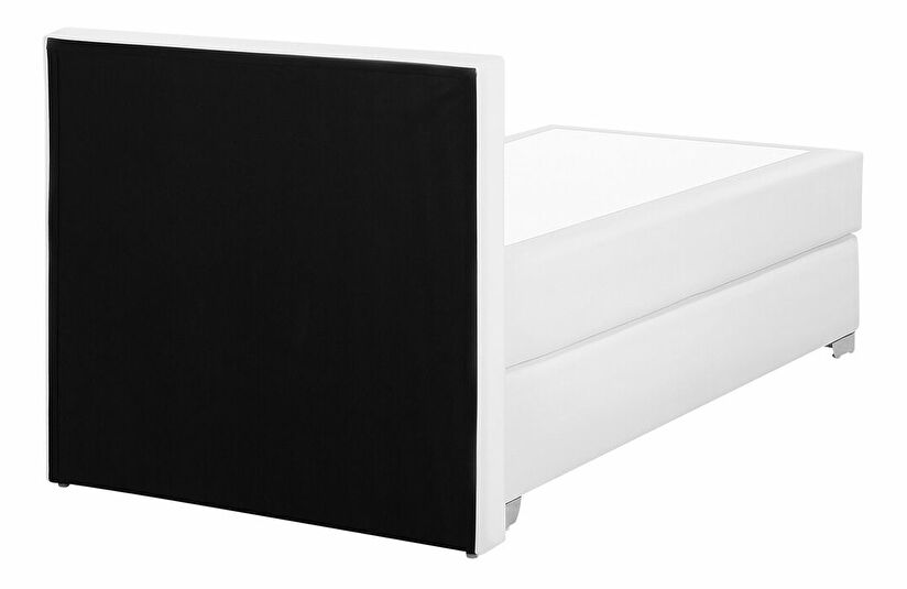 Boxspring postel 90 cm PREMIER (s matracemi) (bílá)