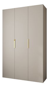 Šatní skříň 150 cm Carmela 40-4 (kašmír + zlatá)