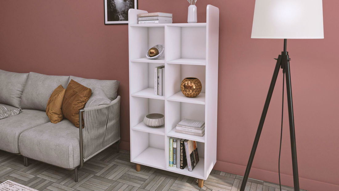 Regál Suresso 1 (bílá)