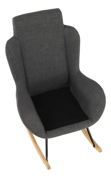 Relaxační houpací křeslo Harper (šedá)