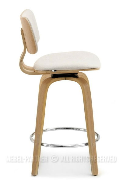 Židle Heindrich (krémová + dub)