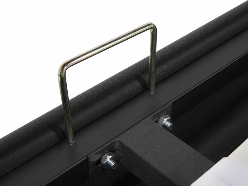 Manželská postel 180 cm AVENUE (s roštem a úl. prostorem) (černá) *výprodej