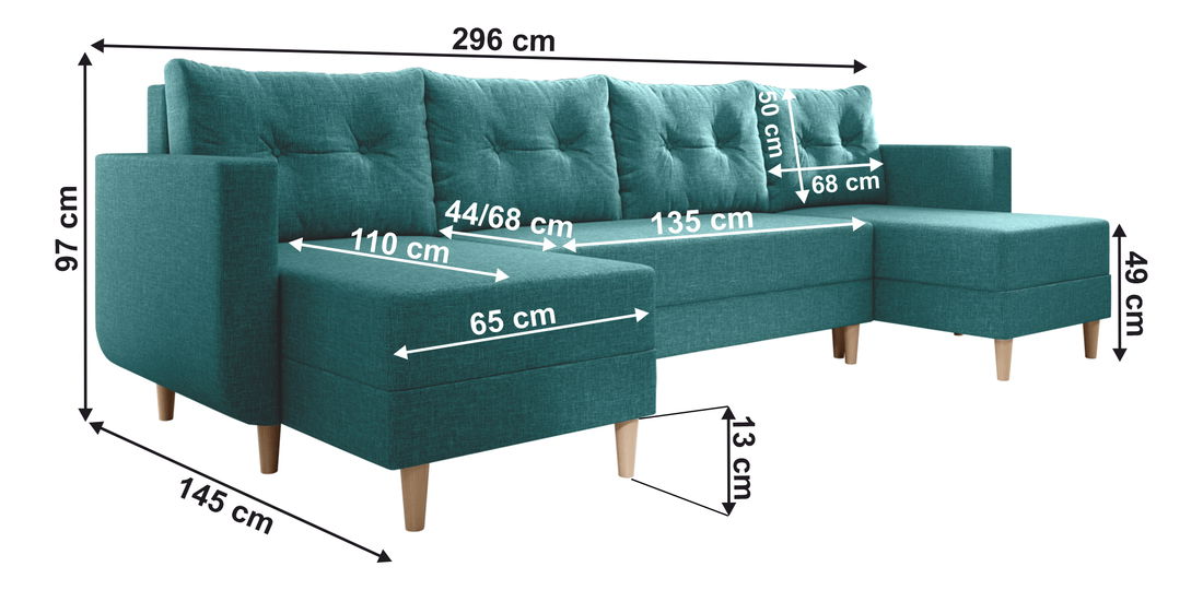 Univerzální sedací souprava Buron (savana 30) 
