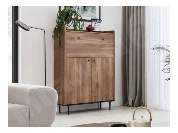 Komoda KB90 Peczo PC03 (brandy castello + černá) *výprodej