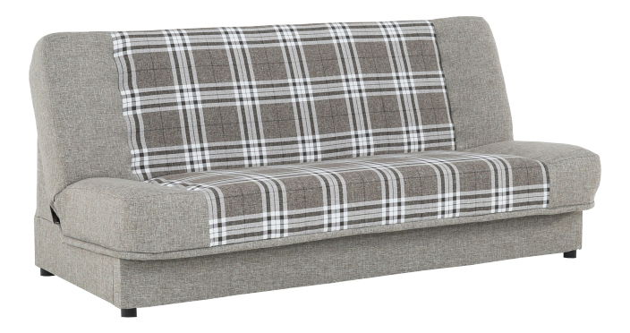 Pohovka Pale hnědá + bílá