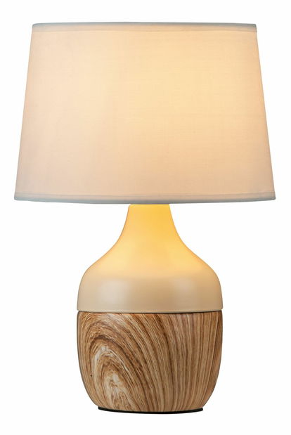 Stolní lampa Yvette 4370 (béžová + bílá)