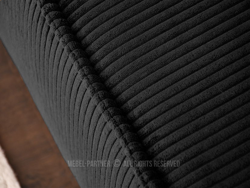 Pohovka dvousedačka Nazismo (černá)