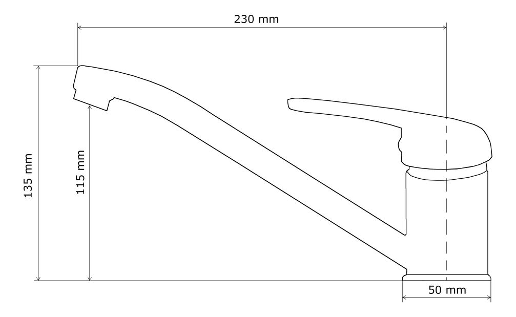 Vodovodní baterie Rexen (šedá)