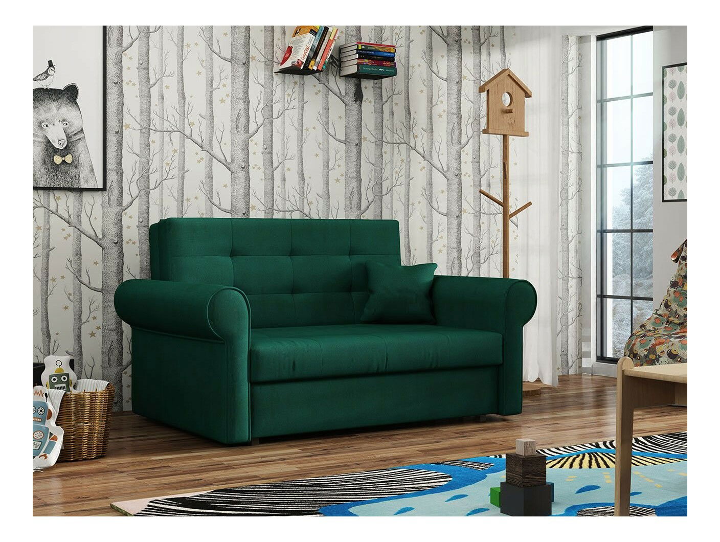 Rozkládací pohovka Carivia Silver II (Kronos 19) (s úl. prostorem)