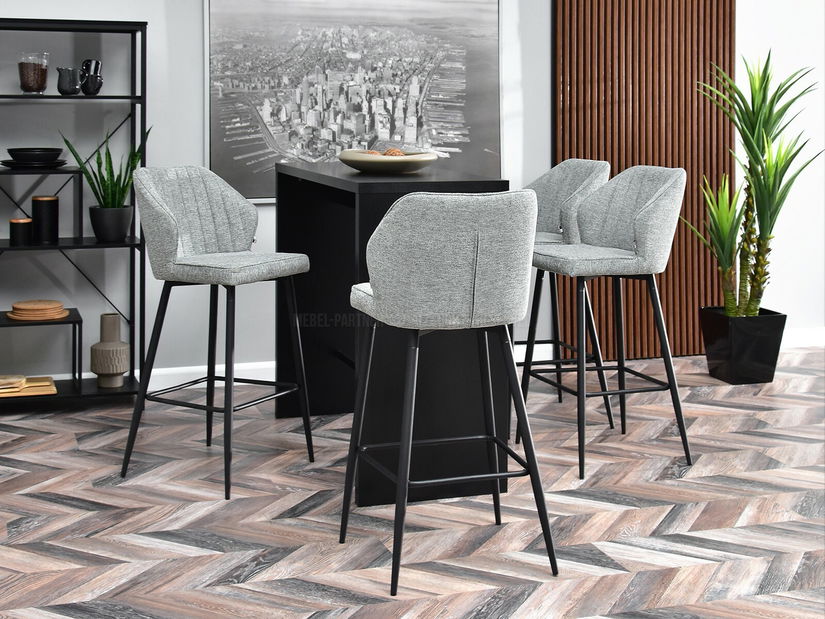 Židle Greta H (šedá + černá)