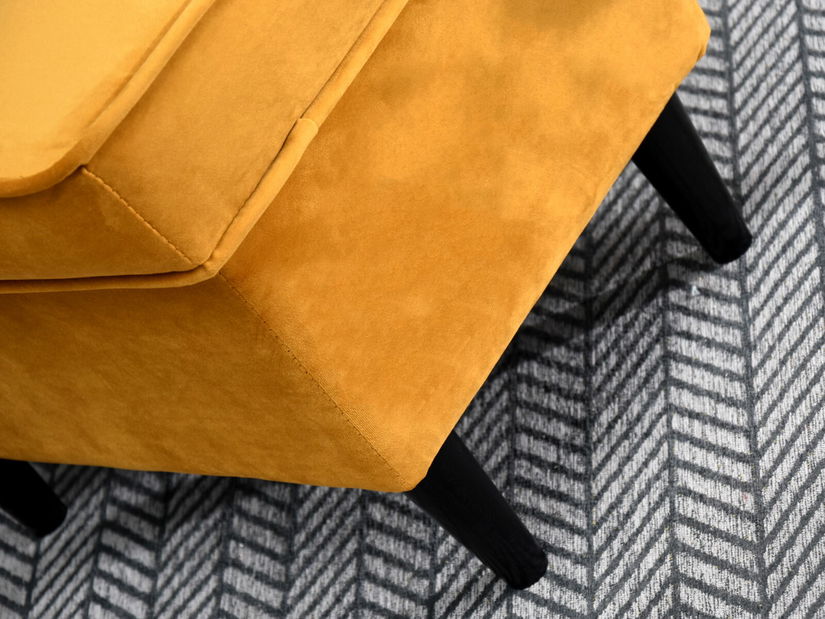 Taburetka Muriera (modrá + ořech)