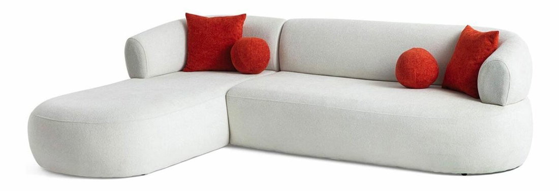 Rohová sedačka Role (červená) (P)