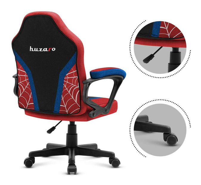 Dětská herní židle Rover 1 (černá + červená + modrá)