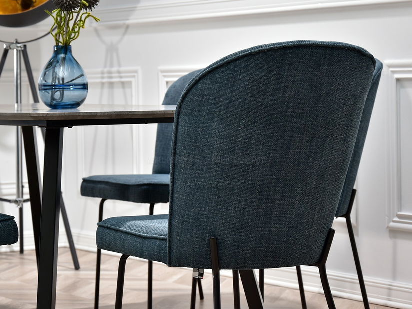 Jídelní židle Obrar (šedá + černá)