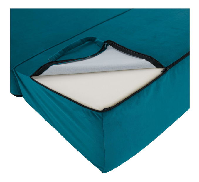 Rozkládací křeslo Viajado (petrolejová)