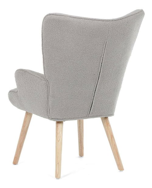 Křeslo ušák Acabar (šedá)