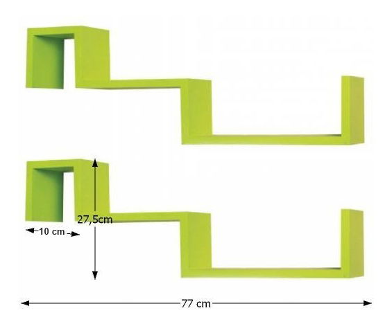 Sada polic (2ks) Frinko (zelená)