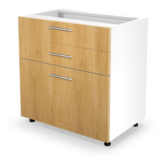 Dolní kuchyňská skříňka Verlene 80/82 (dub medový)