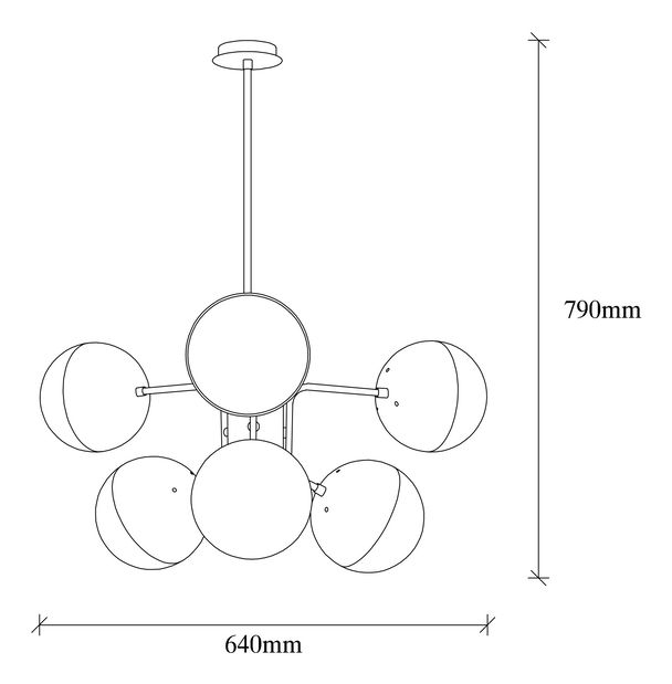 Stropní svítidlo Kary 1274