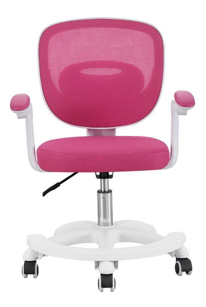Kancelářská židle Trapani 2 (malinová + bílá)