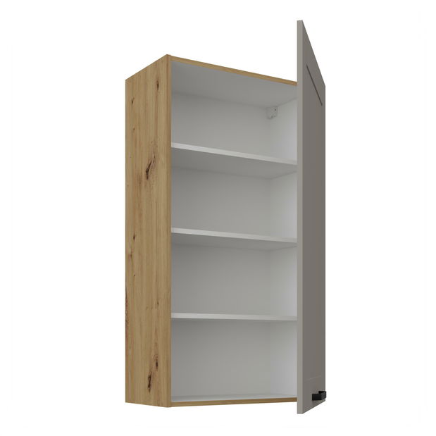 Horní kuchyňská skříňka Lucid 60 G-108 1F (korpus: dub artisan + front: mdf claygrey)