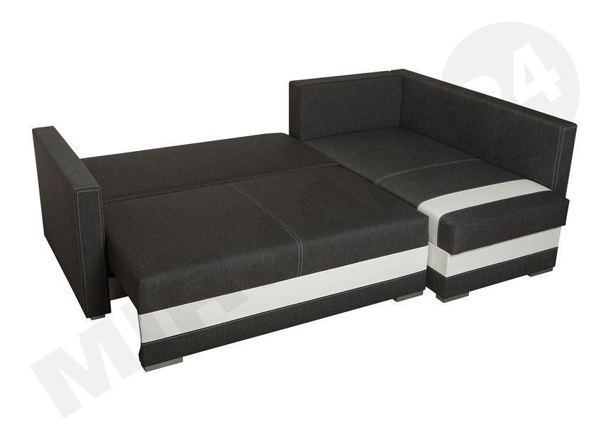 Rohová sedací souprava Navegan (čokoládová + béžová)